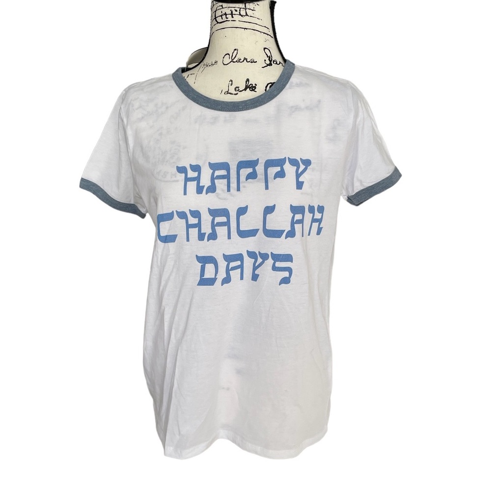 NWT novelty ringer tee